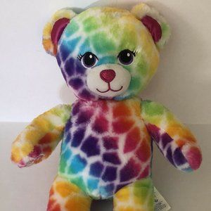 BUILD A BEAR Lisa Frank Rainbow Plush Leopard Cat